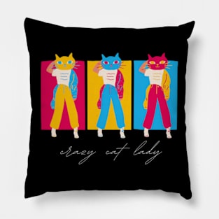 Crazy Cat Lady Pillow