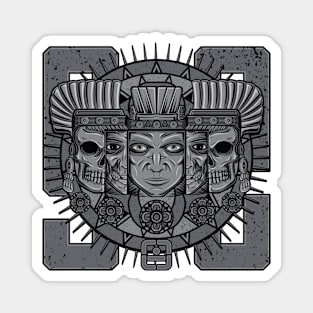 Aztec Rebirth Sun Magnet