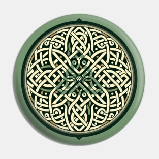 Eternal Celtic Knotwork Mandala Art 3 Pin