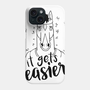 It Gets Easier Outline Phone Case