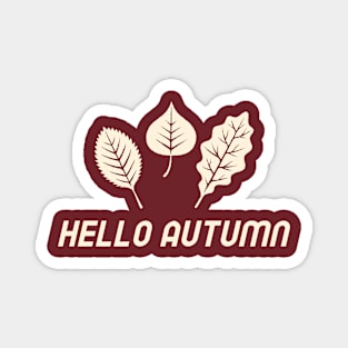 Autumn Fall Season leaf leaves Magnet