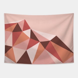 Geo Range pink Tapestry