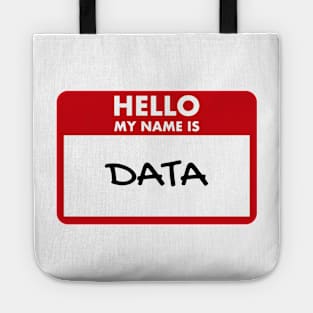 Hello my name is data Tote