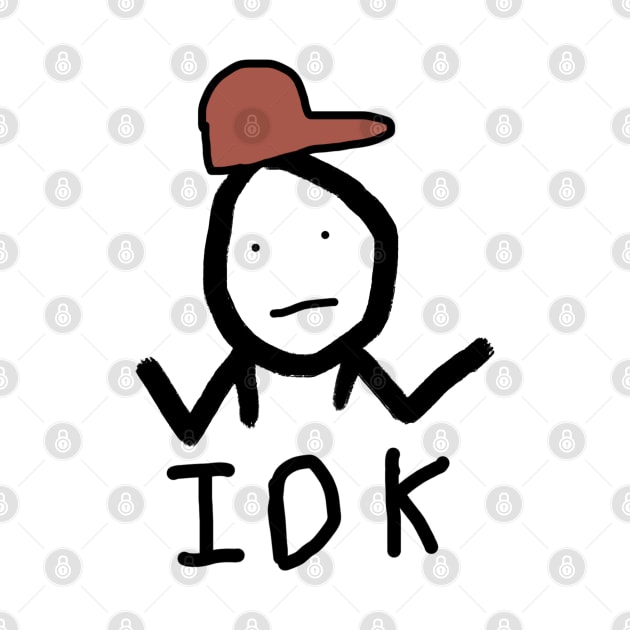 IDK Stickman Shrug by Usagicollection