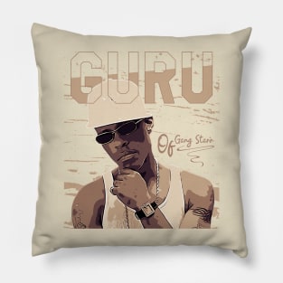 Guru of Gang Starr Pillow