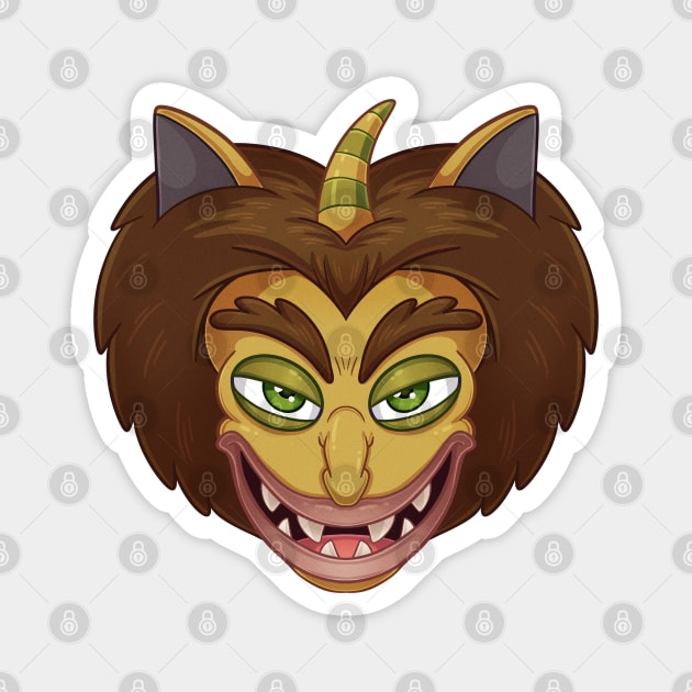 Maury the Hormone Monster from BIG MOUTH! Magnet by SilentNoiseArt