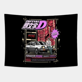 AE86 INITIAL D Tapestry