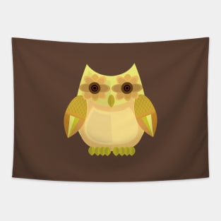 Harvest Owl - Yellow Tapestry