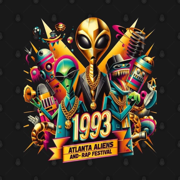 1993 Atlanta Aliens and Rap Festival by Dead Galaxy