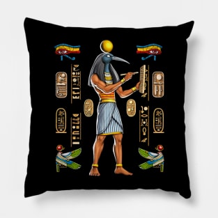 Egyptian Mythology God Thoth Pillow