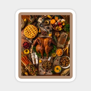 A Palate-Pleasing Feast Wall Art Home Decor Magnet