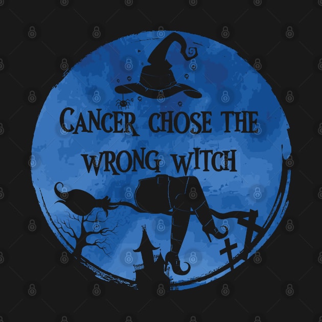 Cancer Witch Dark Blue Colon Cancer by WoollyWonder