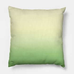 Green to Yellow gradient Pillow