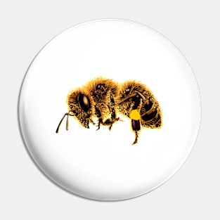 Honeycore - flying bee Pin