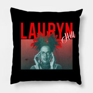 Vintage Bootleg Lauryn Hill - Halftone Pillow