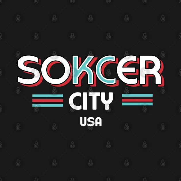 Kansas City Soccer City USA Current Black by Fountain City Designs KC