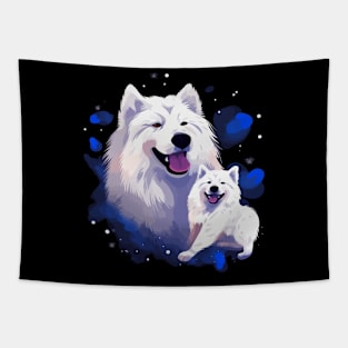 Samoyed Fathers Day Tapestry