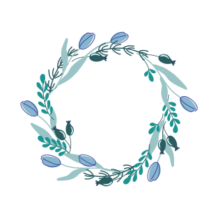 Spring plant wreath T-Shirt