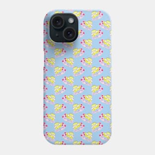 Turtle and Axolotl Love Pattern Phone Case