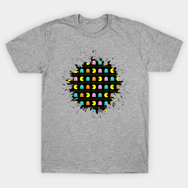 Pacman pattern - Pacman Game - T-Shirt | TeePublic