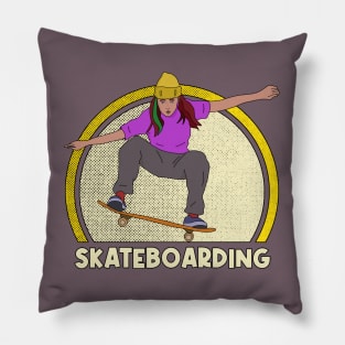 Skateboarding Pillow