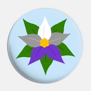 Pride Poinsettia Pin