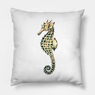 Seahorse drawing Pillow