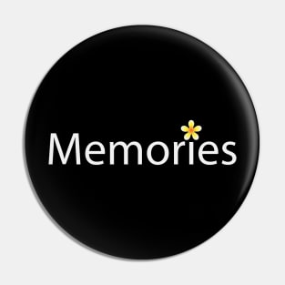 Memories having memories artistic typography design Pin