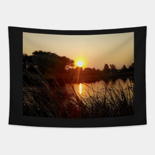 Lakeview Sunset Tapestry