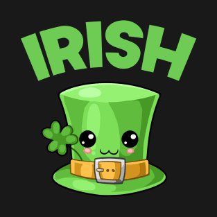 St Patricks Day Irish Kawaii Cute Hat T-Shirt