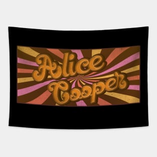 Groovy and Retro Alice Cooper Tapestry