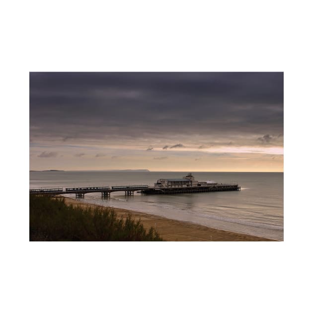 Bournemouth Pier And Beach Dorset England by AndyEvansPhotos