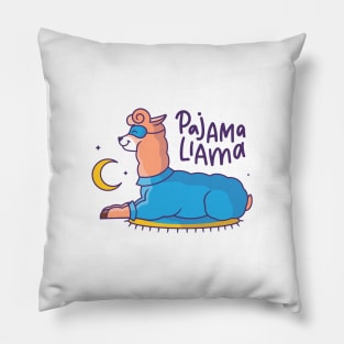 Cute Llama in Pajama Pillow