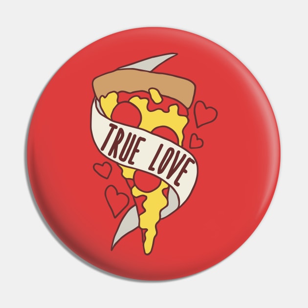 True love Pizza Pin by bubbsnugg