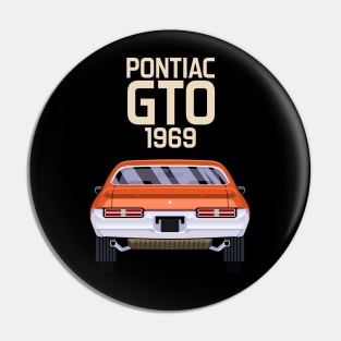 GTO American Muscle Cars 1969 Pin