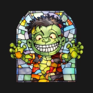 Stained Glass Frankenstien T-Shirt