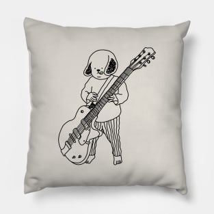 Guitarist Dog Pillow