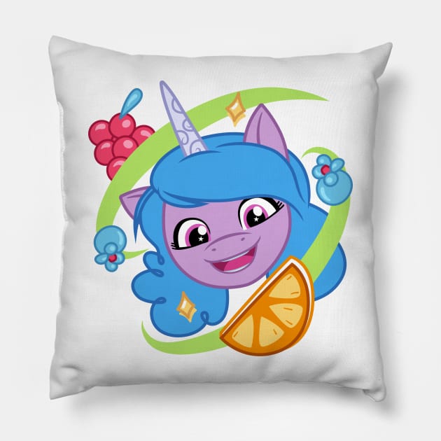 Fruity Izzy Pillow by CloudyGlow