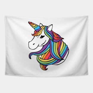 LGBT Flag Unicorn Tapestry