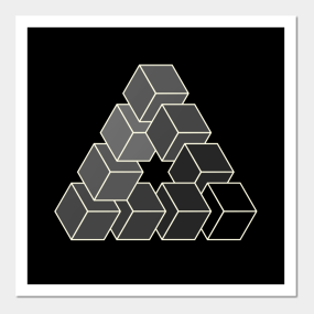 Penrose Triangle Posters And Art Prints Teepublic