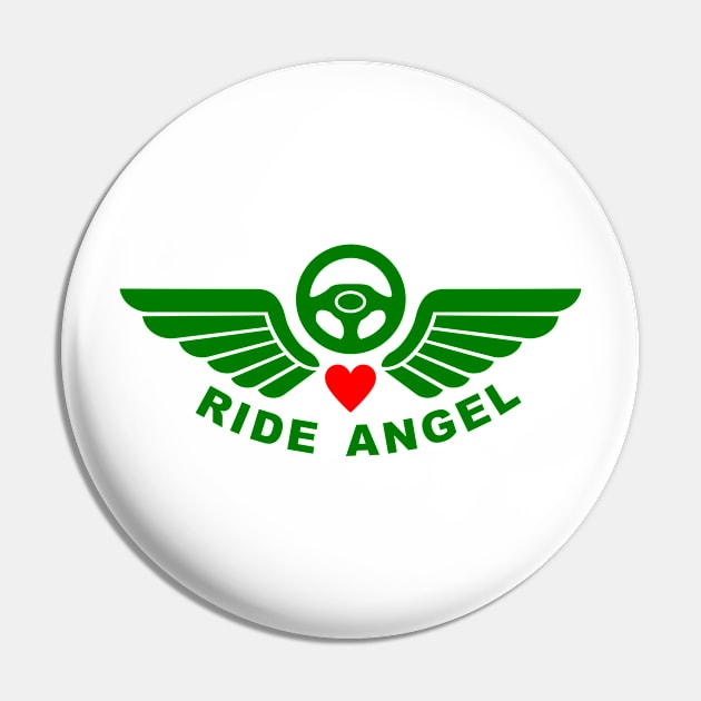 Ride Angel, graphic t-shirt with steering wheel and angel wings for volunteers drivers for helping people in need. Pin by Cat In Orbit ®