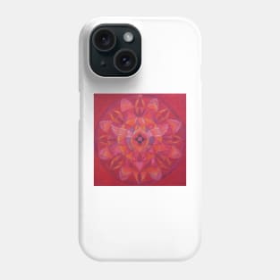 Angel base chakra free-hand mandala Phone Case