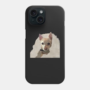 Chihuahua under blanket Phone Case