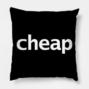 Cheap Minimal Typography Pillow