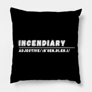 Word Incendiary Pillow