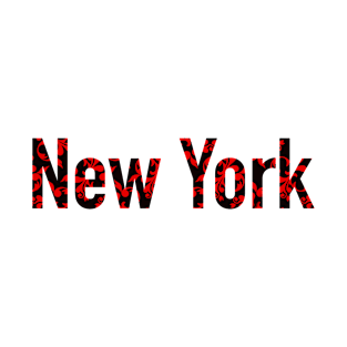 New York Lettering Design T-Shirt