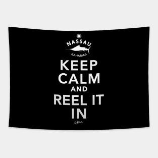 Nassau, Bahamas, Keep Calm and Reel It In Tapestry