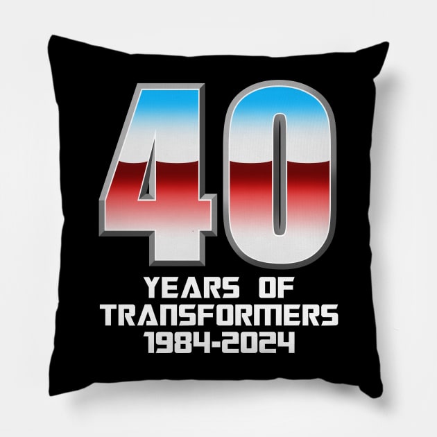 Transformers: GEN 1 - 40th Anniversary Pillow by ROBZILLA