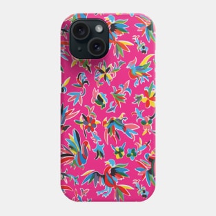 Mexican pink oilcloth Phone Case