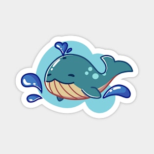 A Little Whale Magnet